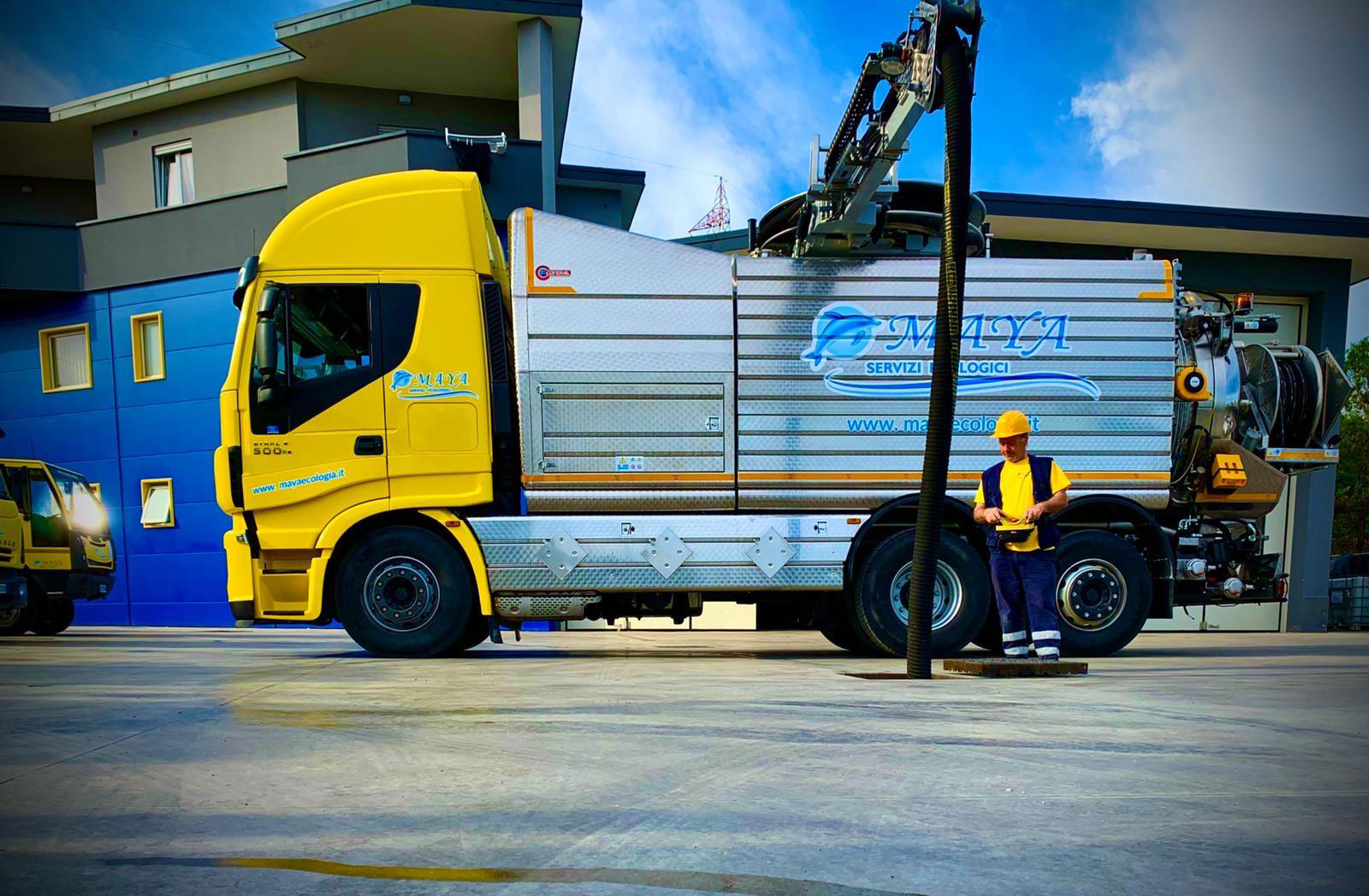 maya ecologia servizio autospurgo camion